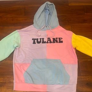 Tulane University over sized sweatshirt